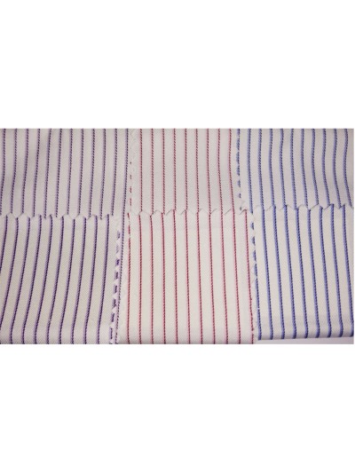 JS-JAMS  60%cotton  40%polyester  80/2*45  恤衫布11  間條 45度照